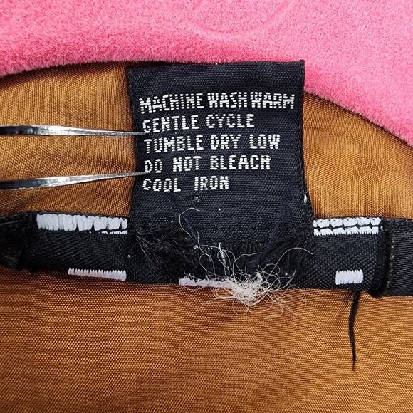 Vintage CLIO Long Sleeve Button Front Silk Blouse Size 14 Brown Copper Office - Picture 8 of 11